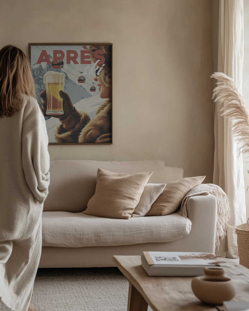 Apres Ski Alpine Poster