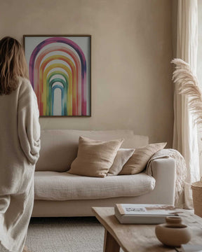 Colorful Arches Poster