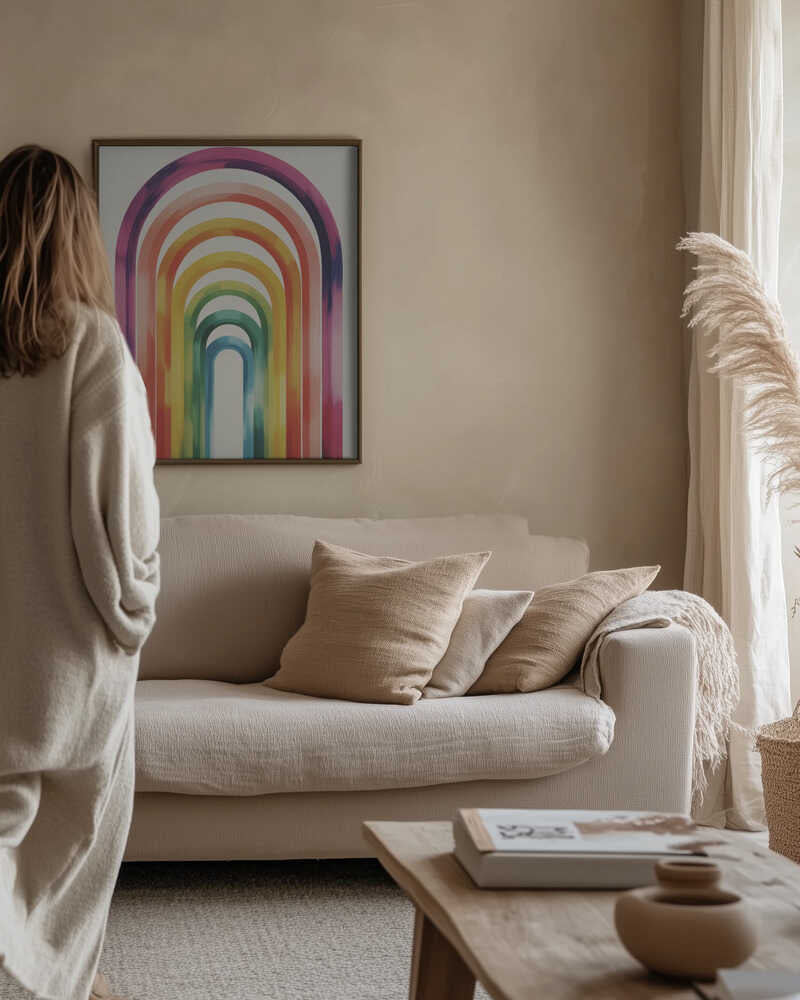 Colorful Arches Poster