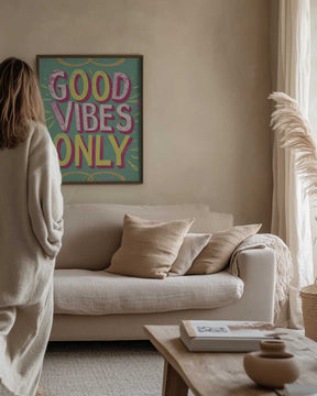 Good Vibes Only No 4 Poster