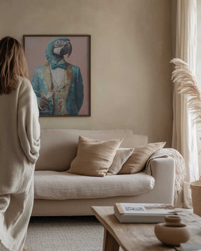 Parrot In Gala Jacket Poster