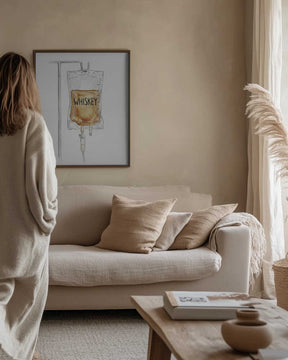 IV Whiskey Bag Poster