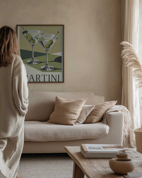 Martini Times Two Poster