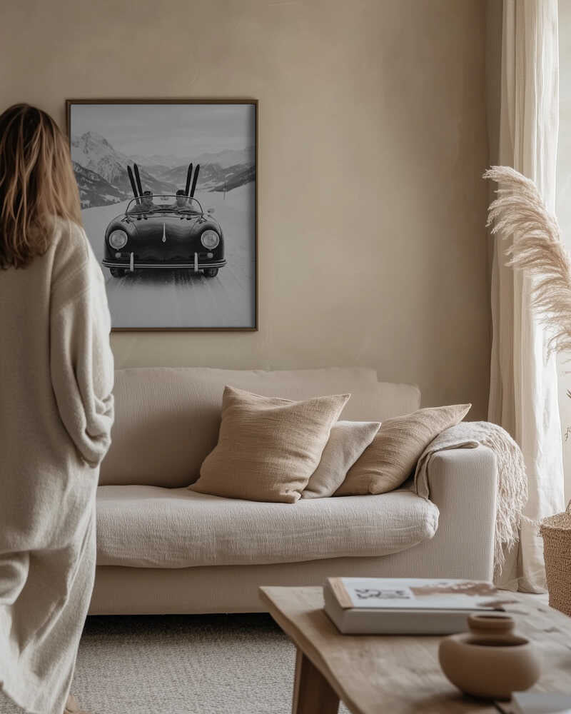Driving In the Alps Poster