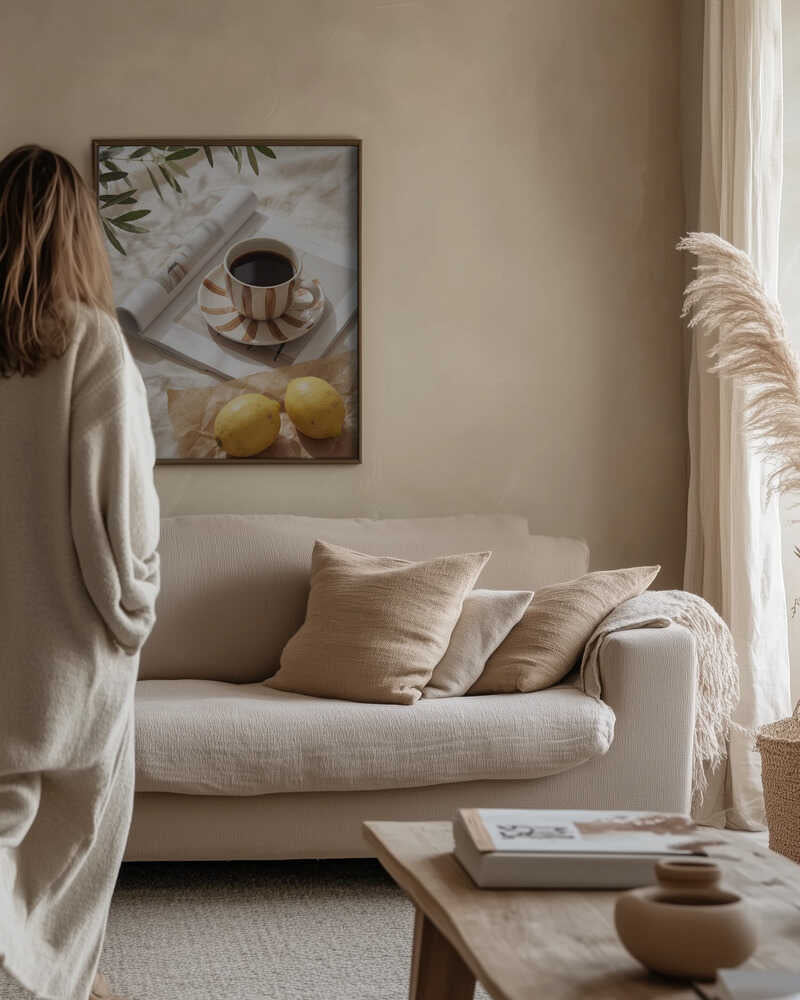 Coffee and Lemons Poster