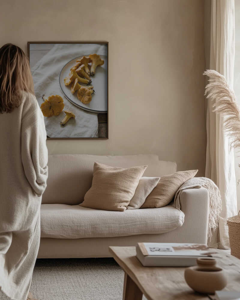 Chanterelle Mushrooms Poster