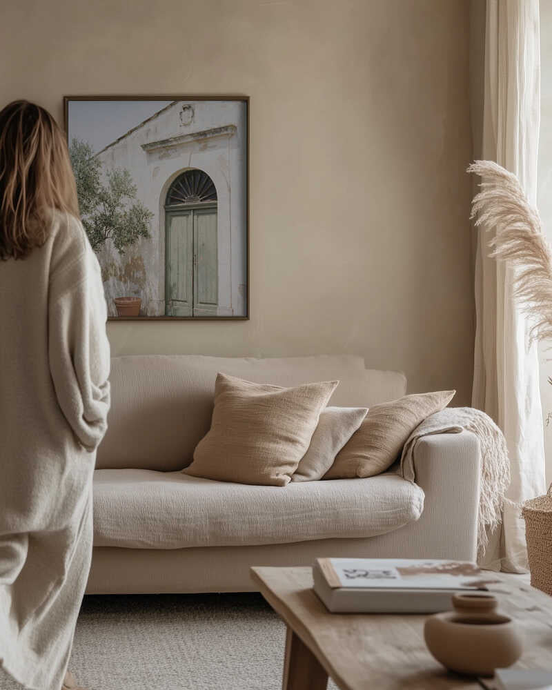Mediterranean house Poster