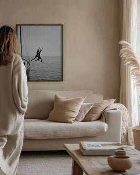 Jumping From a Boat Poster