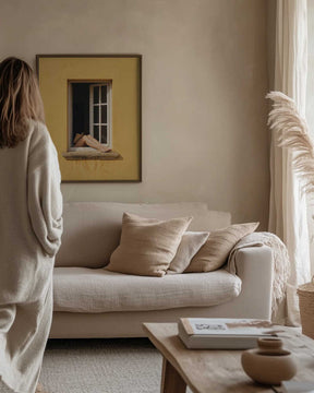 Reading By the Window Poster