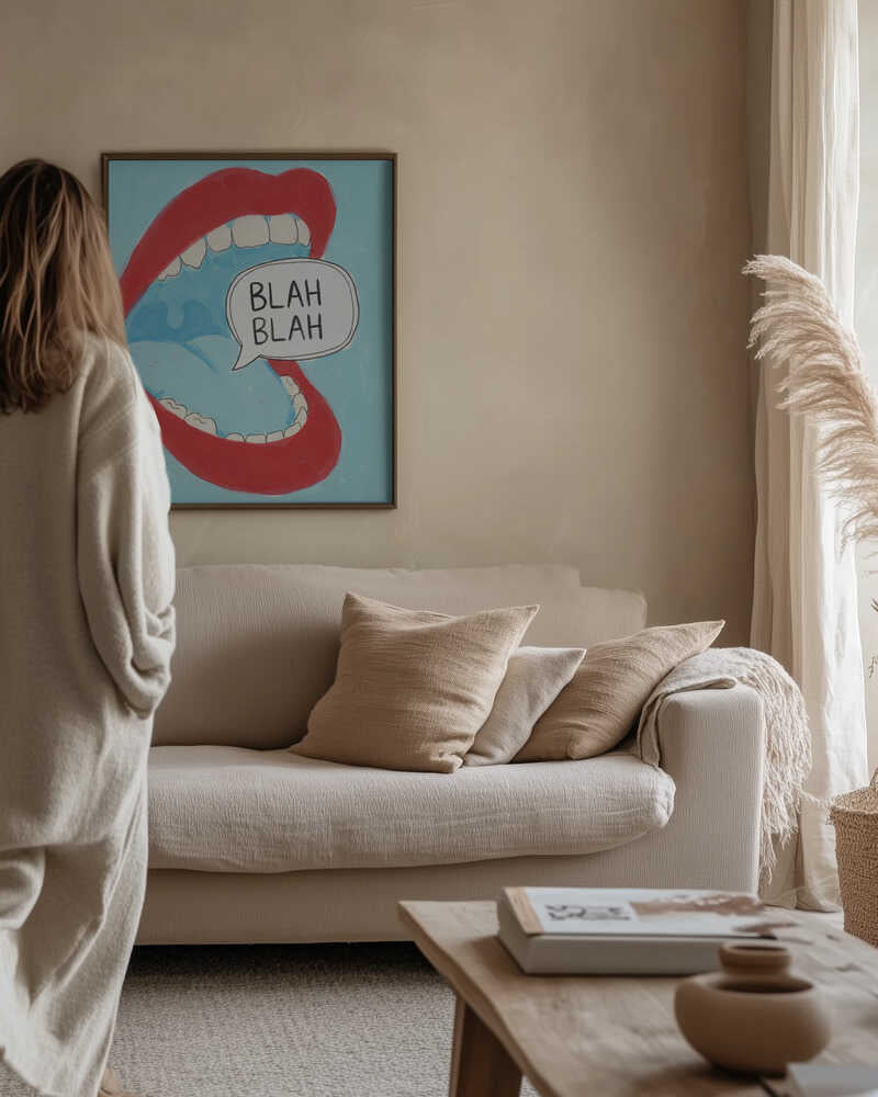 Blah Blah Poster