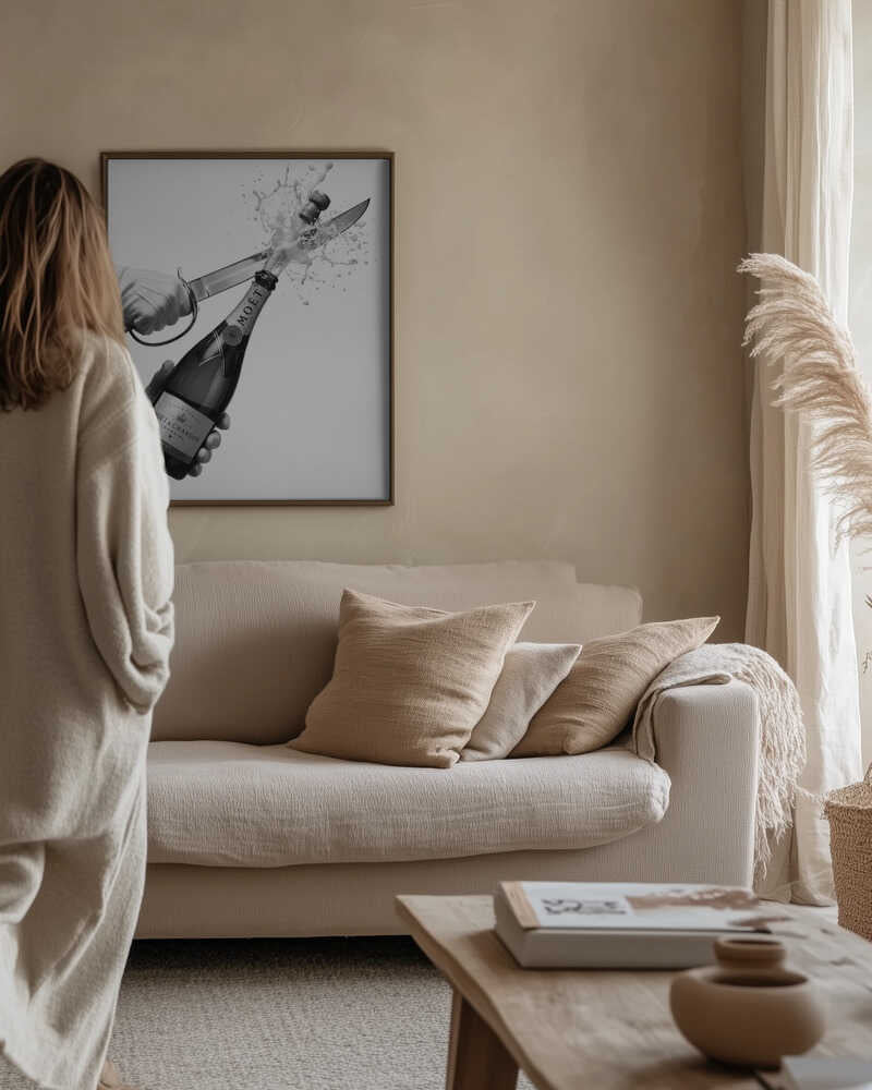 Sabering Champagne Poster