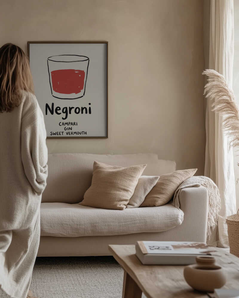 Negroni Sketch Poster