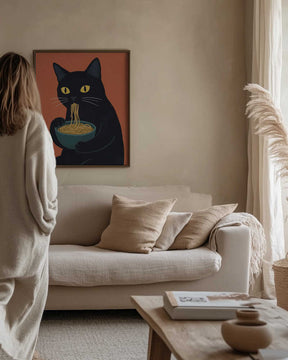 Noodle Cat No 1 Poster