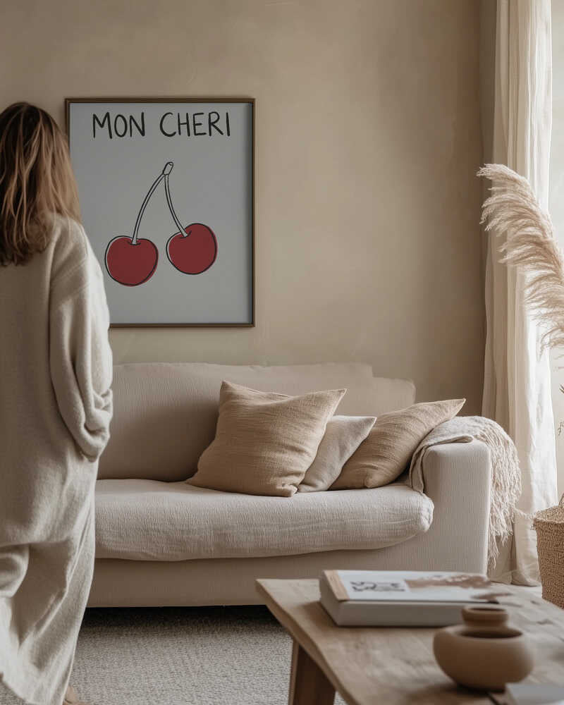 Mon Cheri Sketch Poster
