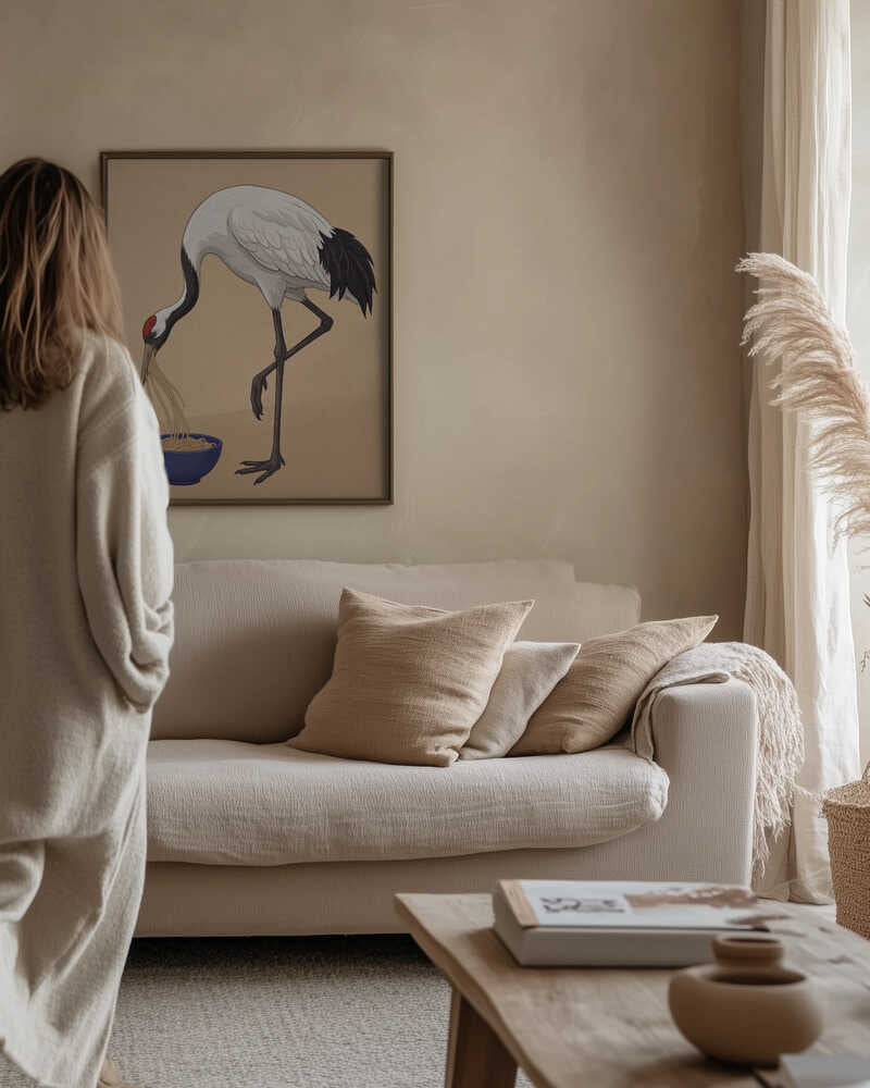 Noodle Crane Poster