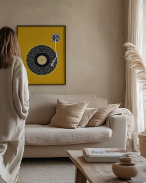Spinning Vinyl Orange.png Poster