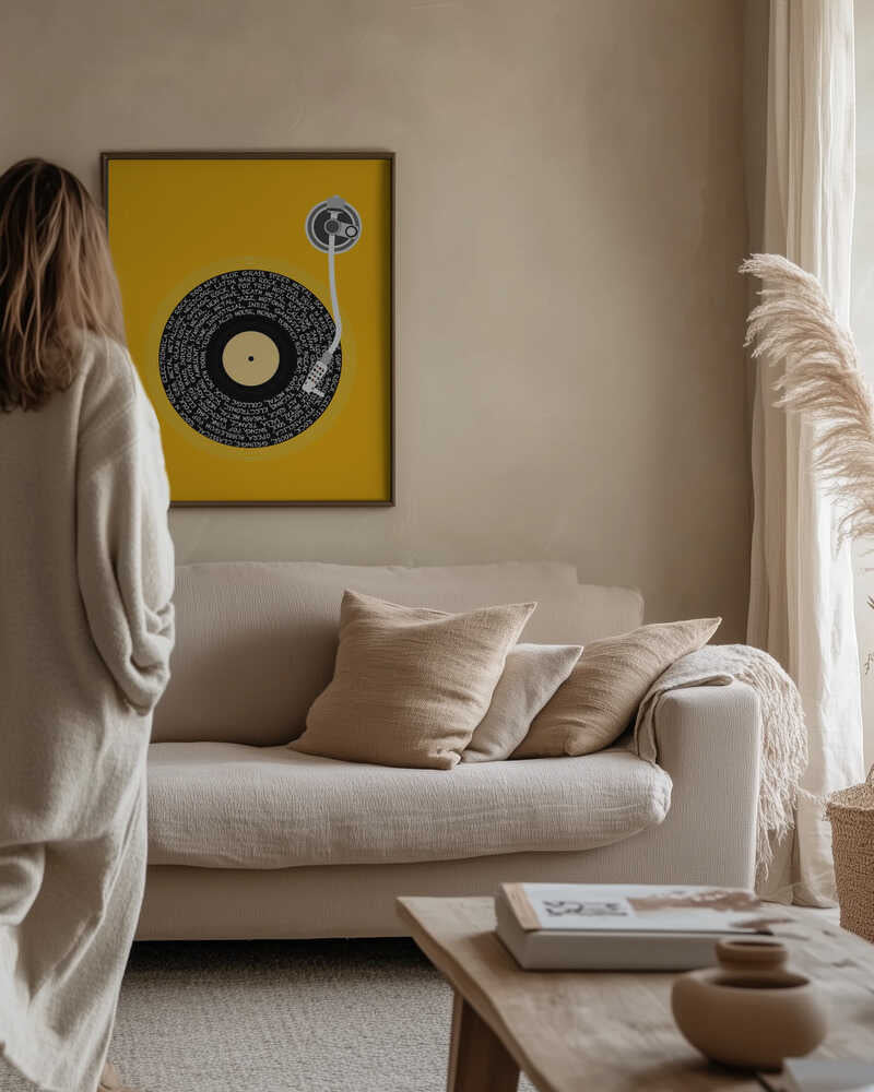 Spinning Vinyl Orange.png Poster