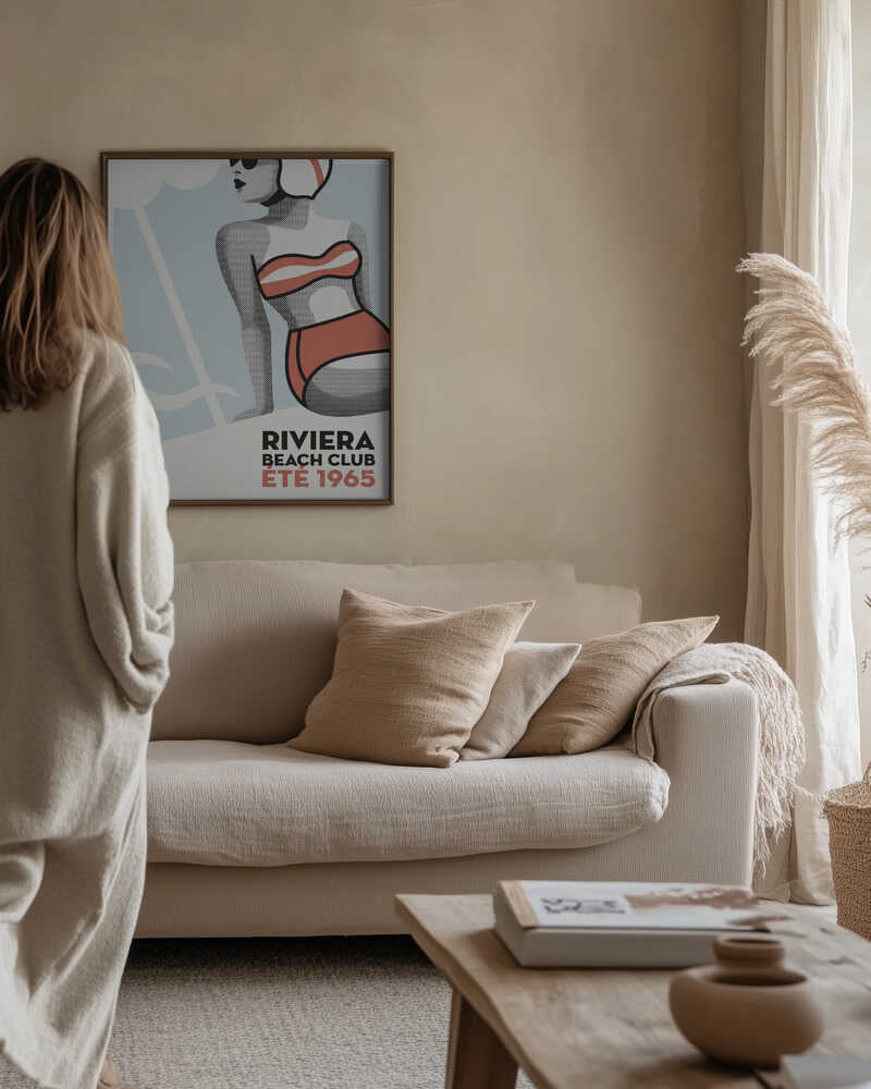 Riviera Beach Club Summer Poster