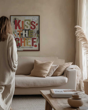 Kiss The Chef Kitchen Poster
