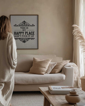 My Sassy Happy Place Poster