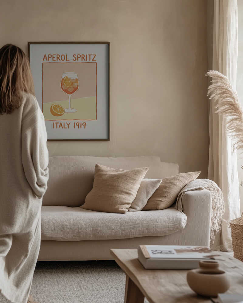 Italian Aperol Spritz Poster