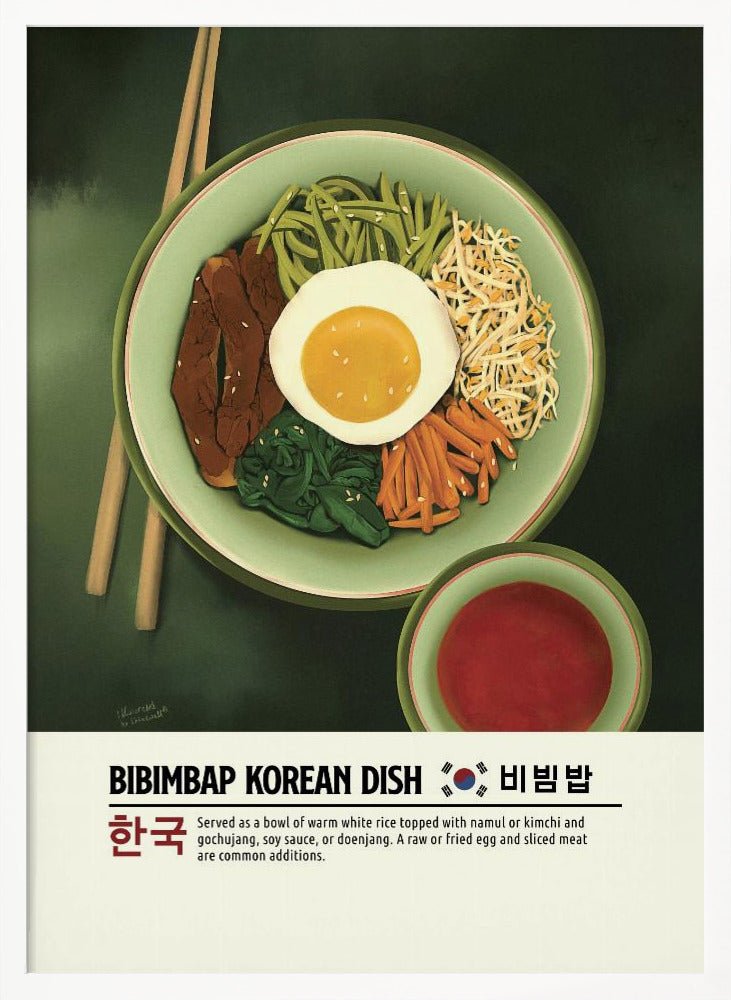 Bibimbap Poster - Corkframes.com