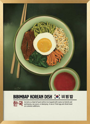 Bibimbap Poster - Corkframes.com