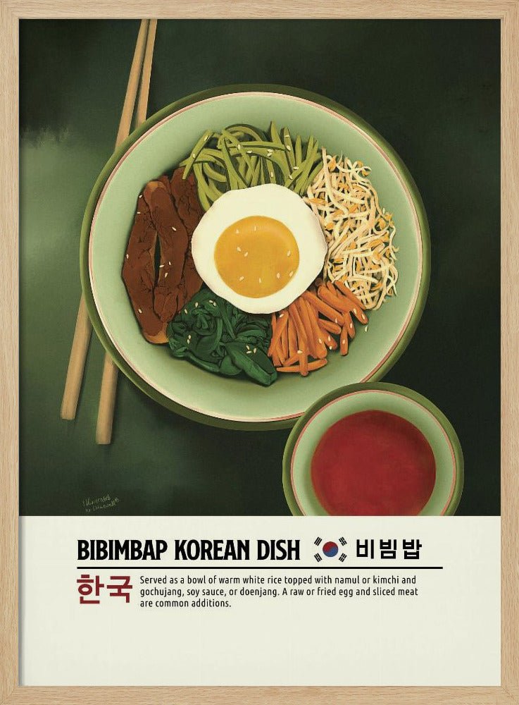 Bibimbap Poster - Corkframes.com