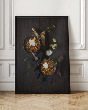 Black Beans and Cabbage Soup Poster - Corkframes.com