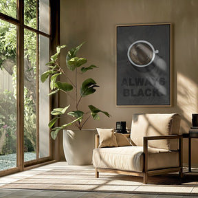 Black Coffee Poster - Corkframes.com