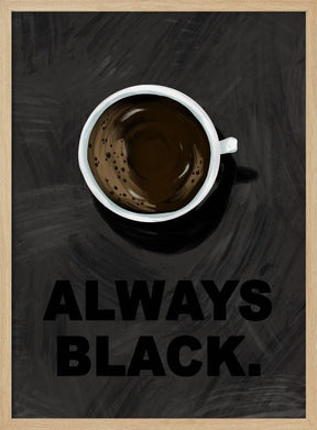 Black Coffee Poster - Corkframes.com