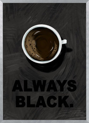 Black Coffee Poster - Corkframes.com