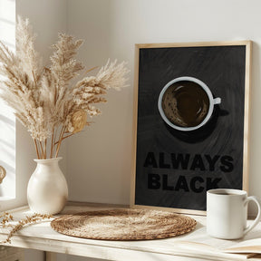 Black Coffee Poster - Corkframes.com