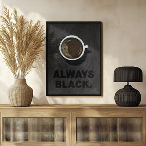 Black Coffee Poster - Corkframes.com