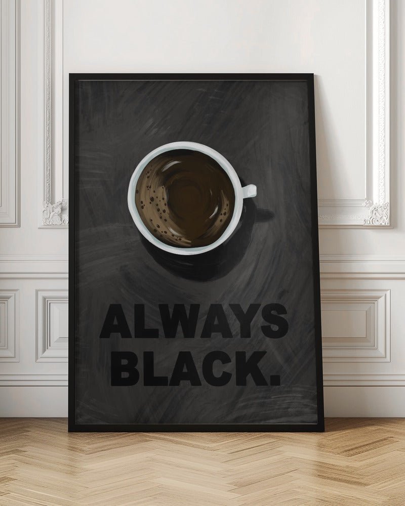 Black Coffee Poster - Corkframes.com