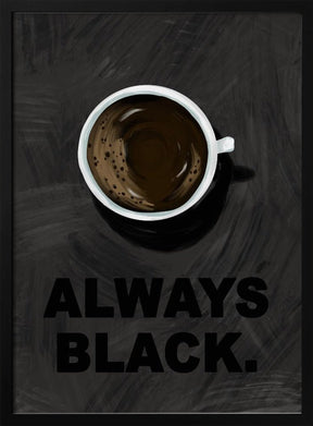 Black Coffee Poster - Corkframes.com