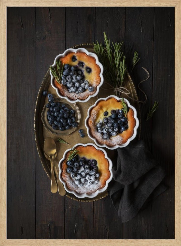 Blackberry Cheesecake With Rosemary Poster - Corkframes.com