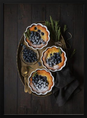 Blackberry Cheesecake With Rosemary Poster - Corkframes.com