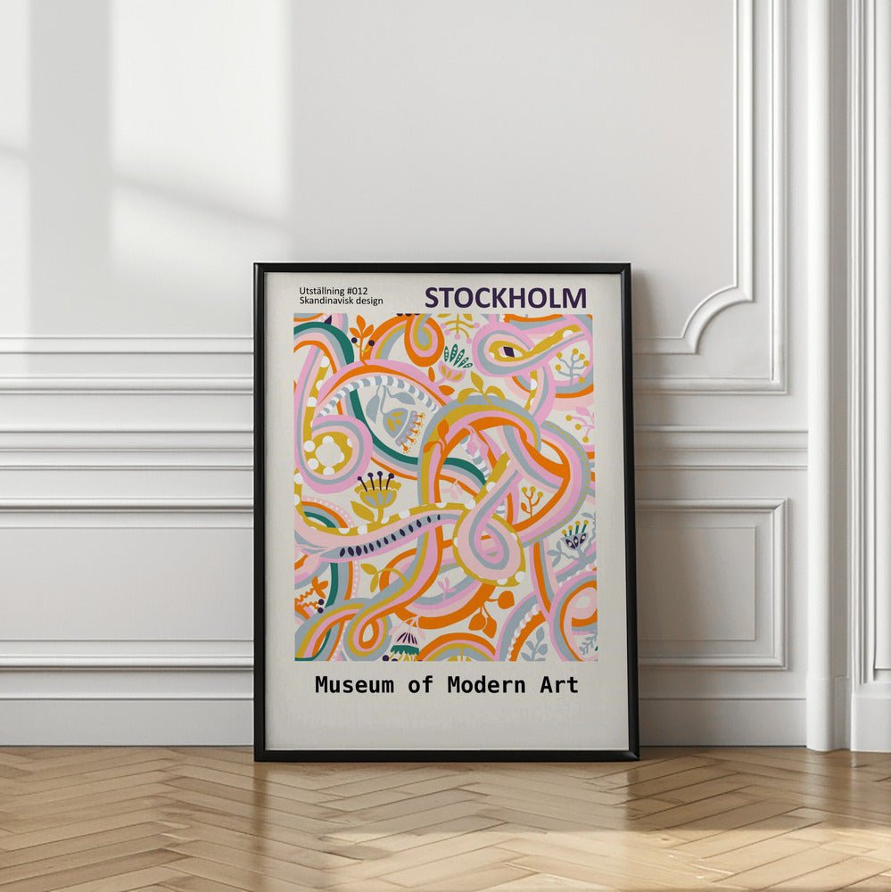 Botanical dopamine Exhibition Stockholm Poster - Corkframes.com