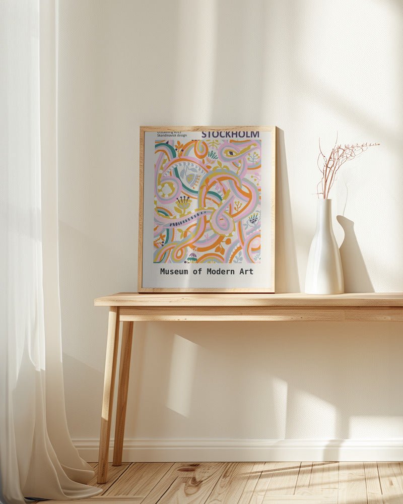 Botanical dopamine Exhibition Stockholm Poster - Corkframes.com