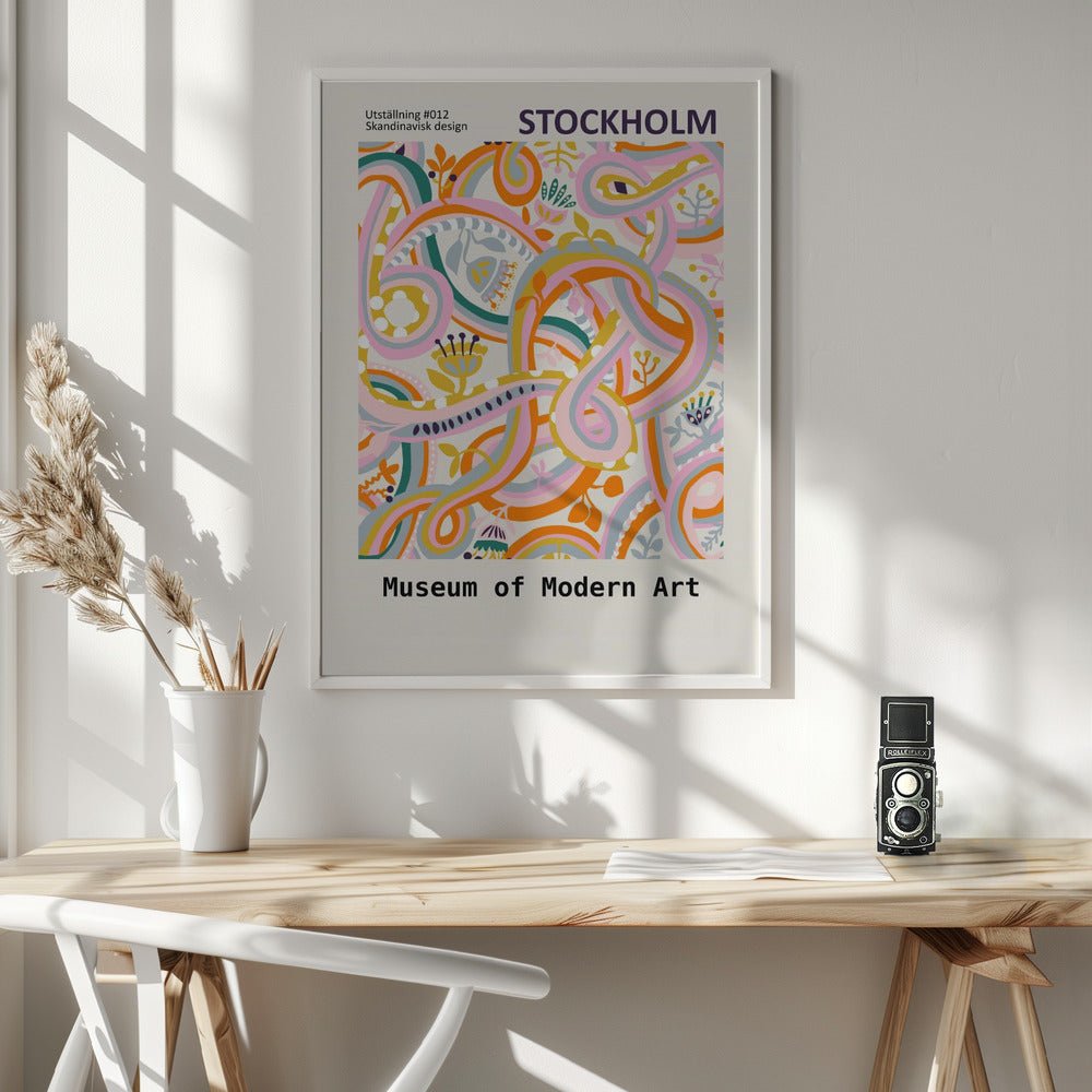 Botanical dopamine Exhibition Stockholm Poster - Corkframes.com