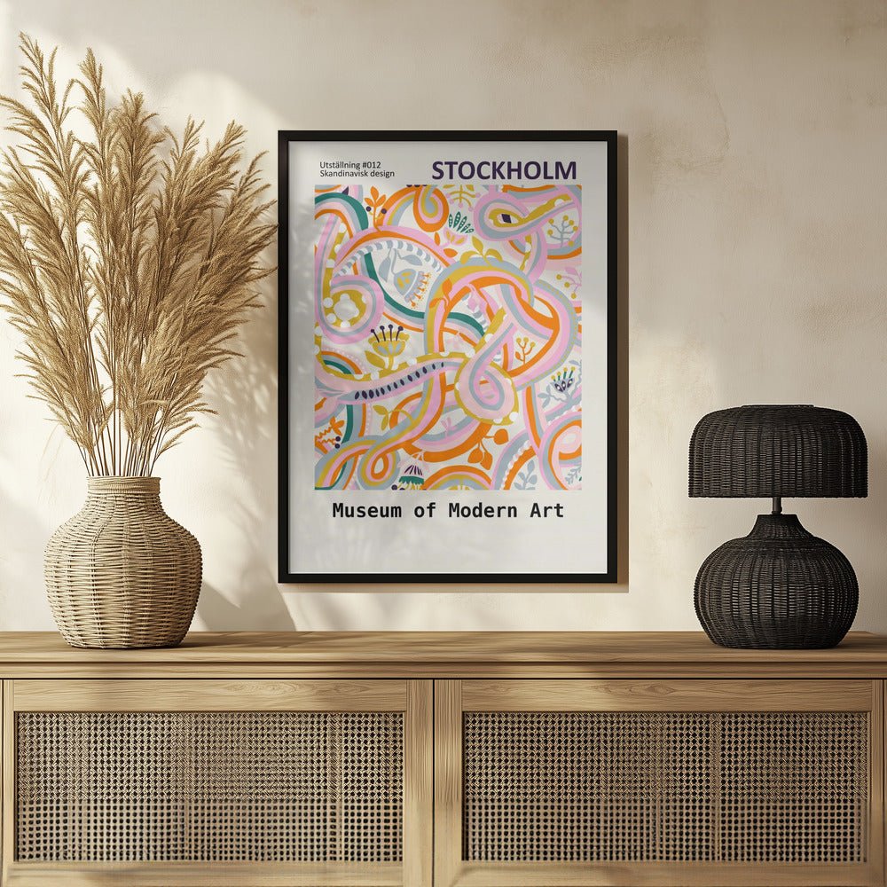 Botanical dopamine Exhibition Stockholm Poster - Corkframes.com