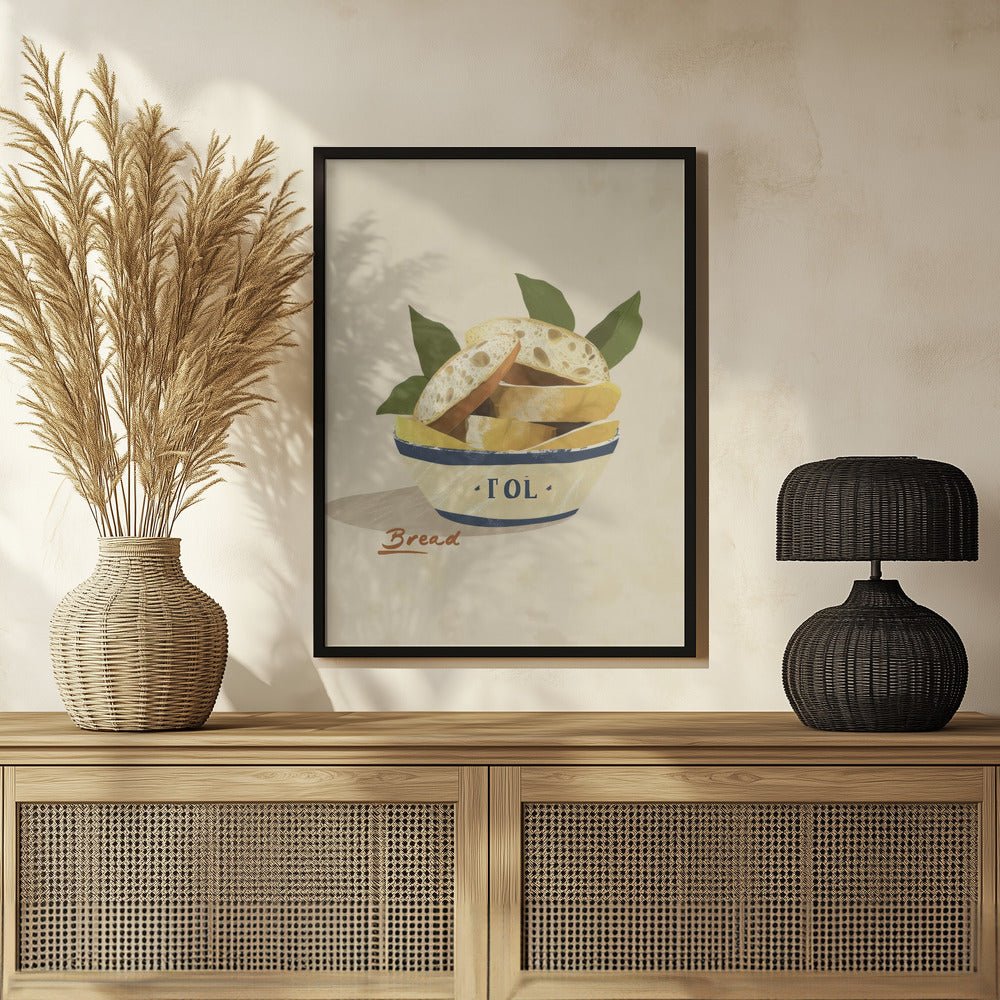 Bread Bowl Kitchen Poster - Corkframes.com