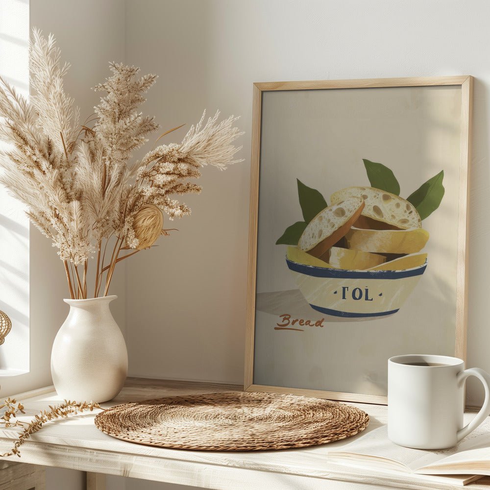 Bread Bowl Kitchen Poster - Corkframes.com