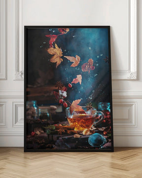 Briar Tea With Autumn Swirl Poster - Corkframes.com