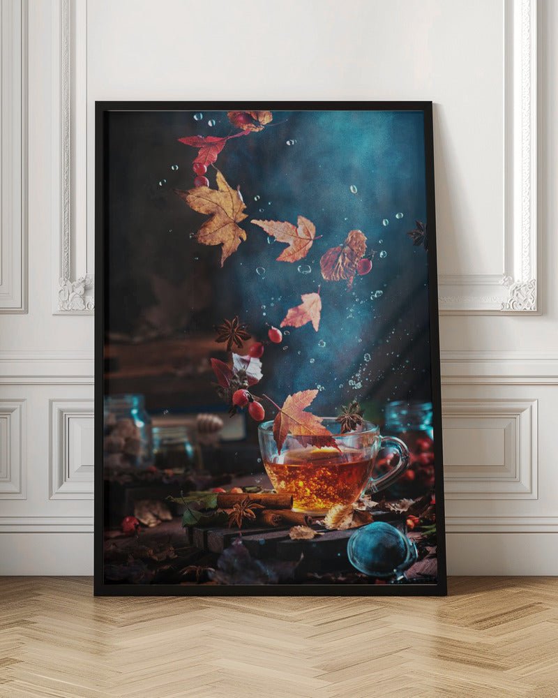 Briar Tea With Autumn Swirl Poster - Corkframes.com