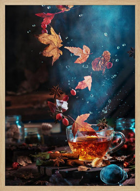 Briar Tea With Autumn Swirl Poster - Corkframes.com