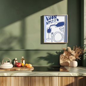 Buon Appetito Poster - Corkframes.com