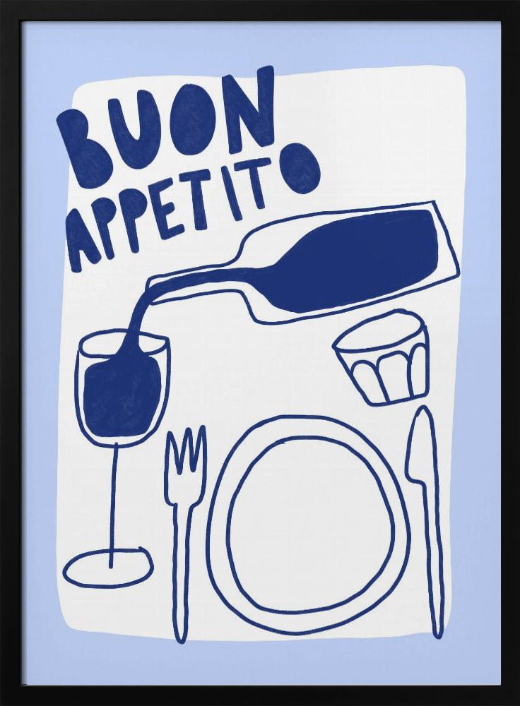 Buon Appetito Poster - Corkframes.com