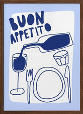 Buon Appetito Poster - Corkframes.com